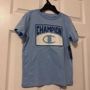 Champion Kids Light Blue Logo Tee